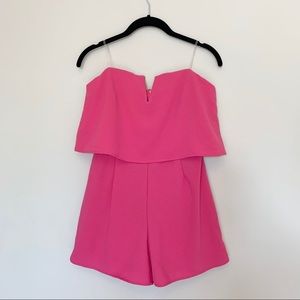 NWT Hot Pink Chic Romper